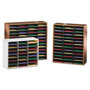 Fellowes® Literature Organizer, 36 Sections Letter, 29 X 11 7-8 X 34 11-16, Dove Gray freeshipping - TVN Wholesale